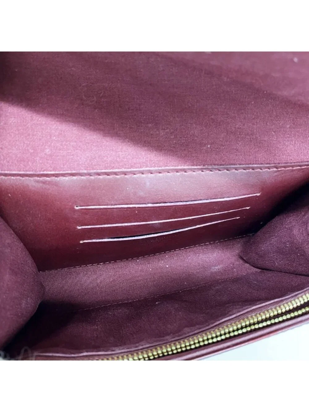 Louis Vuitton Shoulder Bag Vernis Rossmore PM Rouge Fauvist